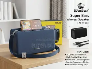 Boombest Ln-711bt Super Bass Wireless Bluetooth Speaker Mem Card, Usb.