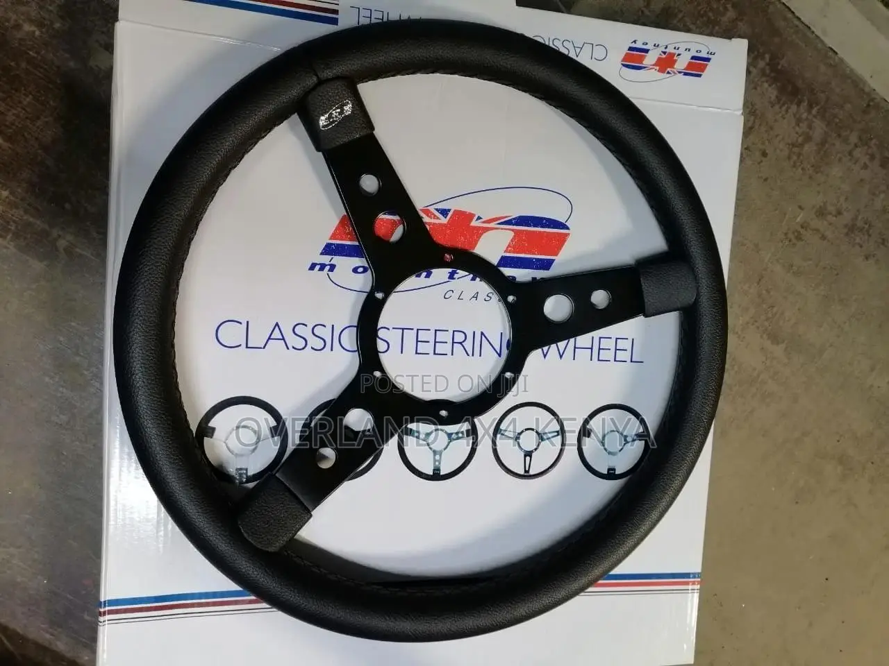 Vinyl Black Classic Steering Wheel