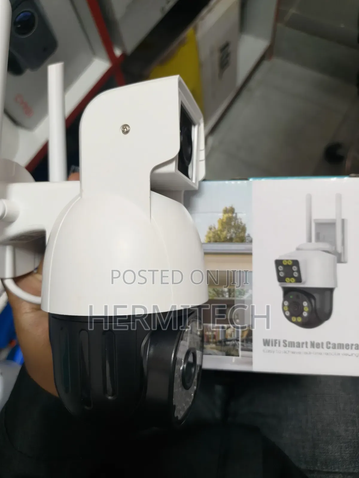 Two Lens Two Screens Display Dual Lens CCTV 4g
