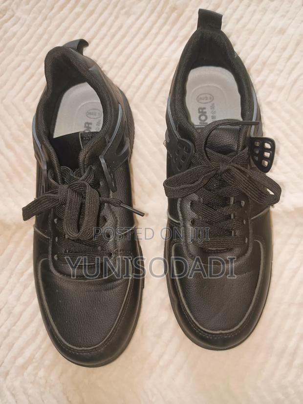 Black, Chunky Platform Sneakers. - thumbnail 4