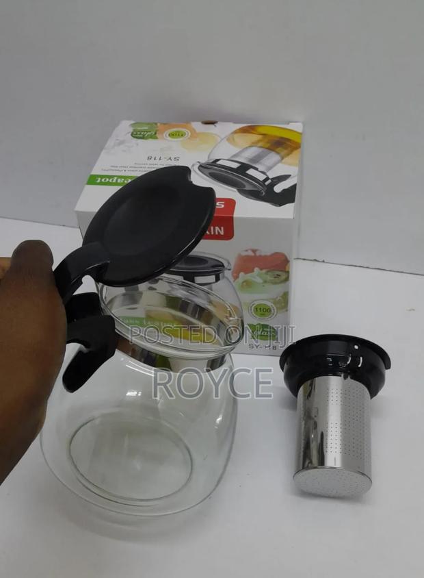 Borosilicate Glass Teapot With Infuser - thumbnail 4