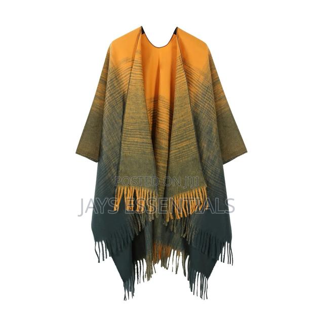 Warm, Cozy and Colorful Ponchos/Shawls - thumbnail 3