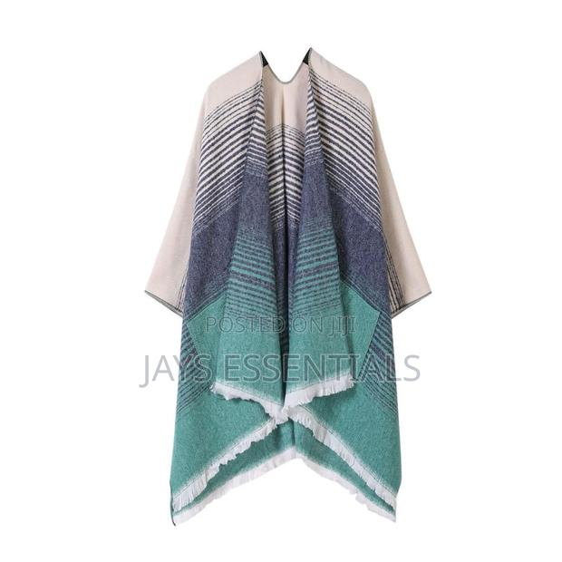 Warm, Cozy and Colorful Ponchos/Shawls - thumbnail 4
