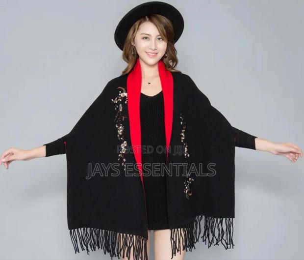 Warm, Cozy and Colorful Ponchos/Shawls - thumbnail 12
