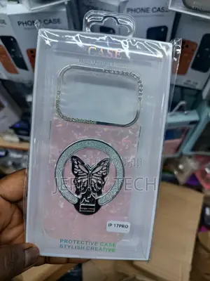Modif Butterfly Holder Magsafe Glitter-Infused iPhone 17 Pro Case