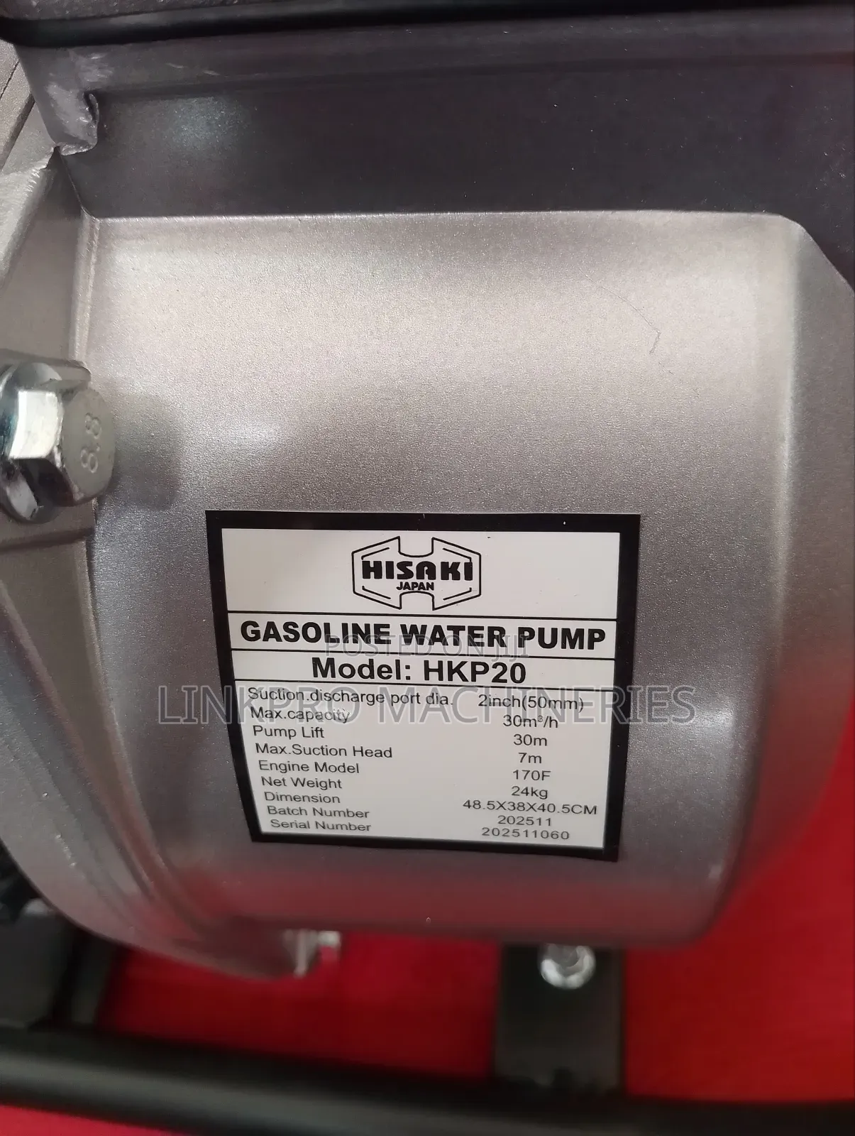 Hisaki 2 Inches Petrol Water Pump
