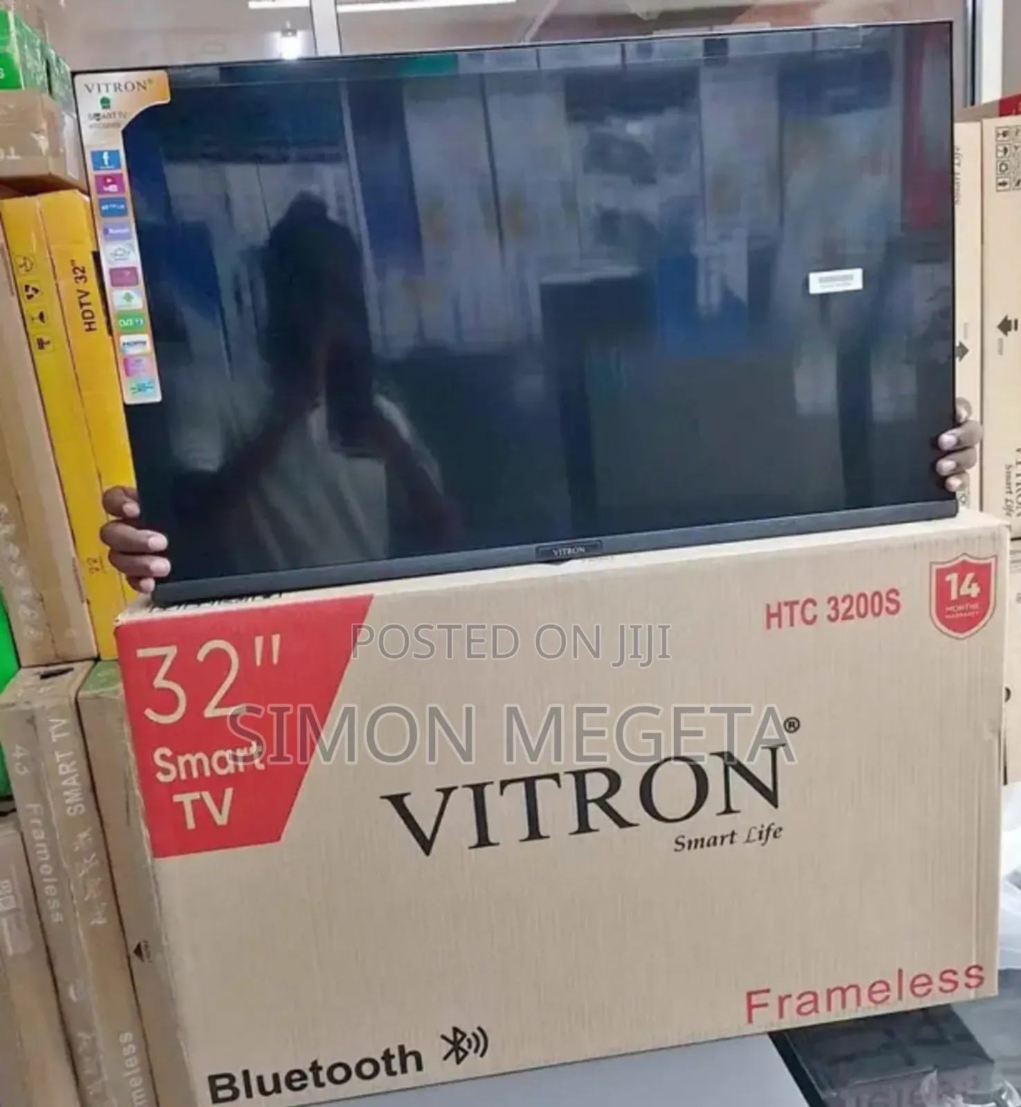 Vitron 32 Inch Tv Smart Android Tv Htc32/Bluetooth