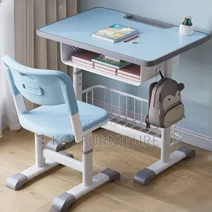 Kids Set : Durable Student Learning Desk And Chair Sets