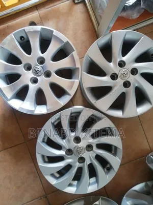 Original Toyota Fielder Rims Size 15 and Axio as Well.