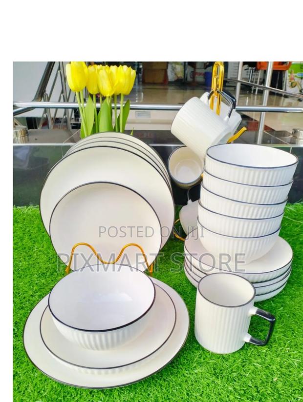 24pcs Dinner Set – Elegant Durable Dining Set