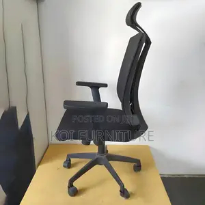 Office Chair: High Backrest Ergonomic Office Seat