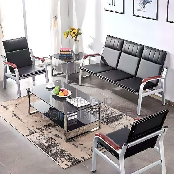 Office Sofa : 5-Seater Executive Office Sofa Set - thumbnail 5