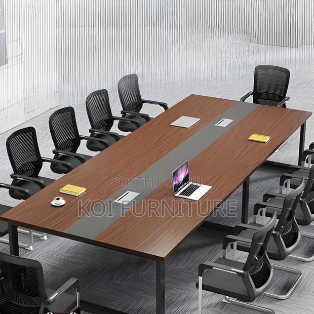 Office Table : Modern 2.4-Meter Conference Table - thumbnail 7