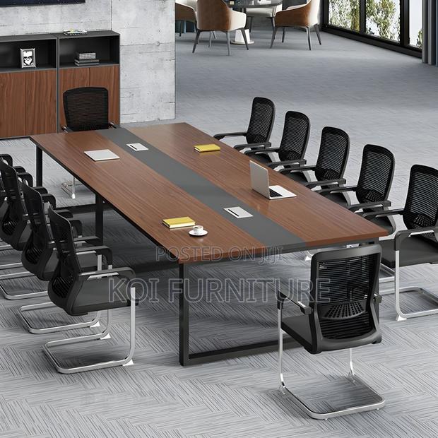 Office Table : Modern 2.4-Meter Conference Table - thumbnail 8