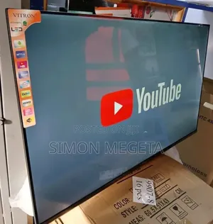 Vitron 43 Inch Qled Tv Frameless Smart Android Tv Htc43/Netflix