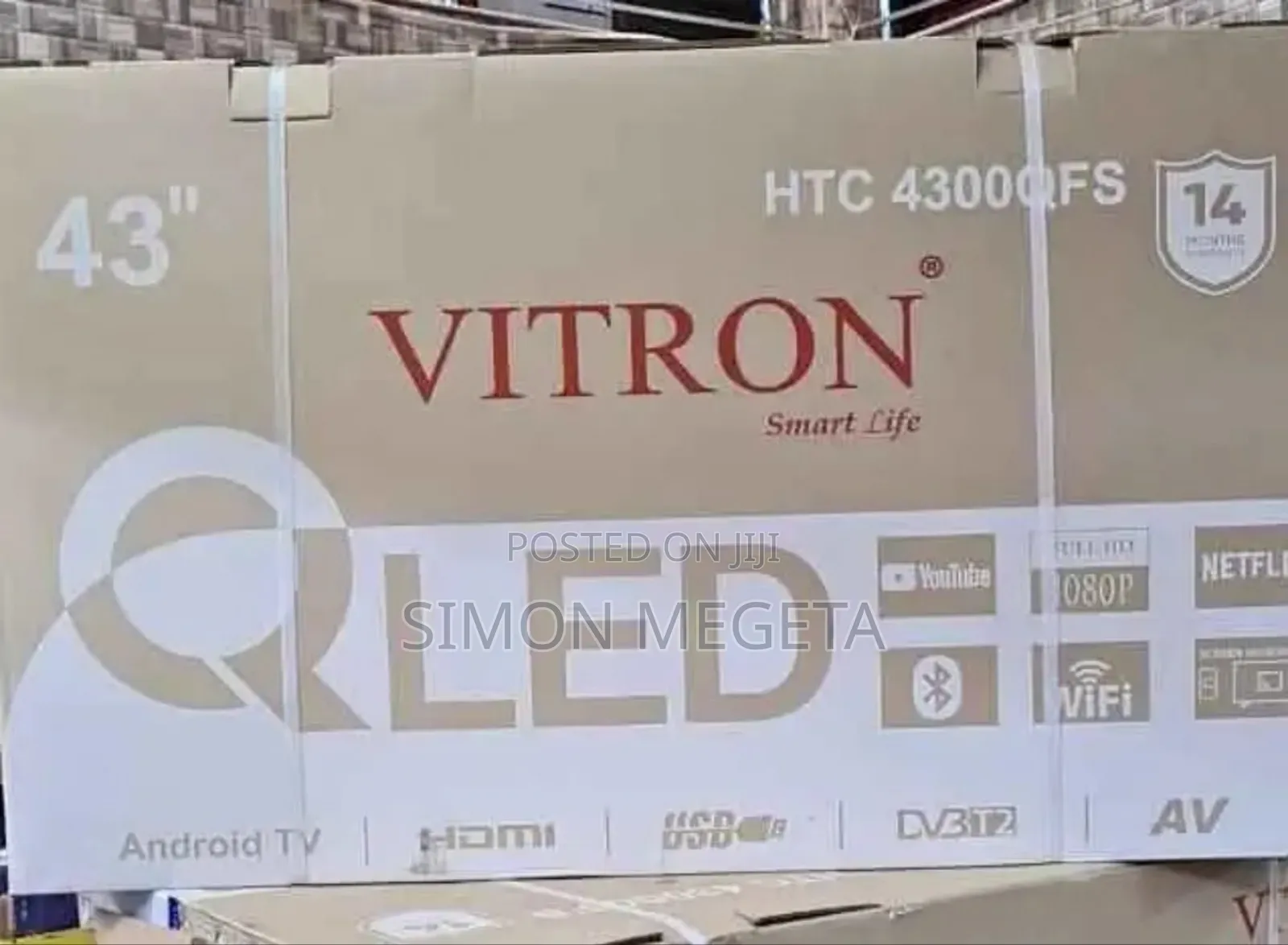 43" Qled Tv Smart Tv Htc43/Bluetooth