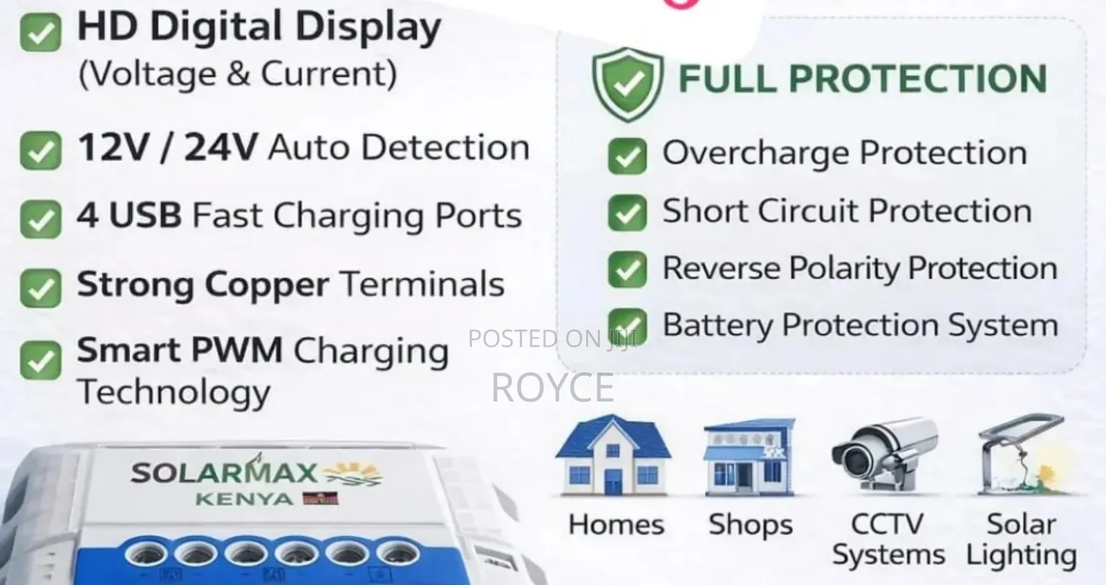 60a Solar Charge Controller