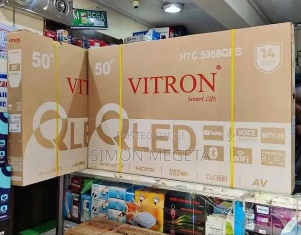 Vitron 50 Inch Qled Tv Frameless Smart Android Tv Htc43/Bluetooth - thumbnail 2