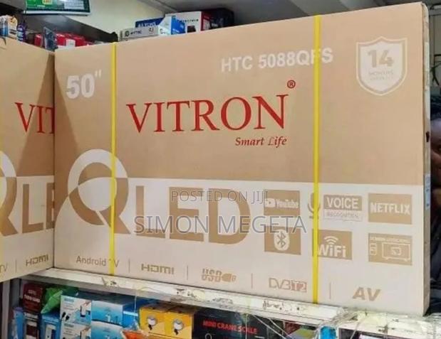 Vitron 50 Inch Qled Tv Frameless Smart Android Tv Htc43/Bluetooth - thumbnail 2