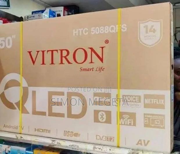 Vitron 50 Inch Qled Tv Frameless Smart Android Tv Htc43/Bt/Netflix - thumbnail 2