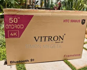 Vitron 50 Inch Tv Frameless Smart Android Tv Htc50/Bluetooth