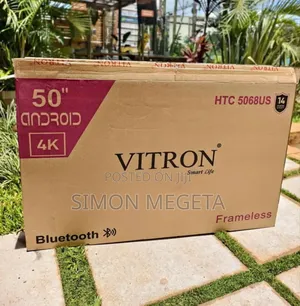 Vitron 50" Tv Frameless Smart Android Tv Htc5068v/Usb