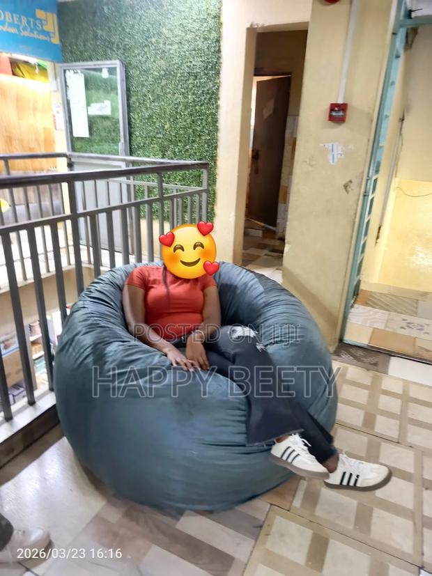 Beanbag Couch /Poufs Available - thumbnail 2