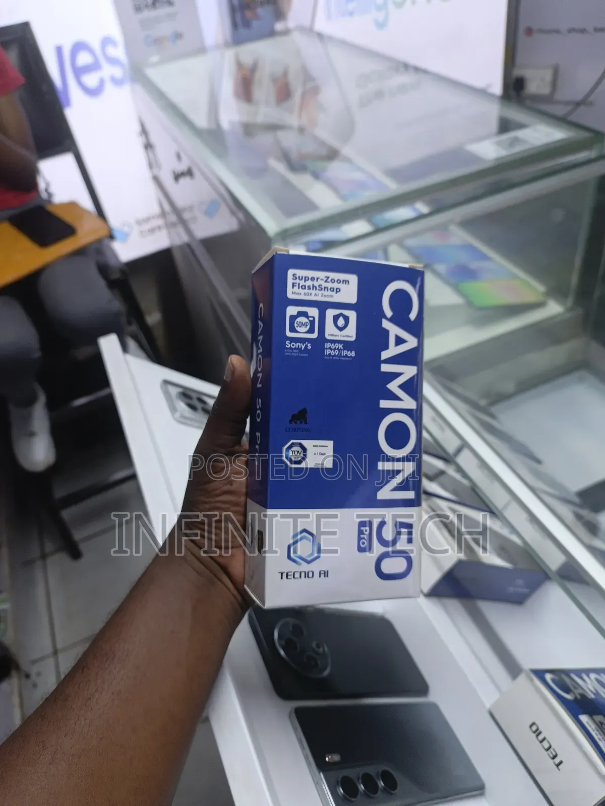 New Tecno Camon 50 Pro 256 GB Black
