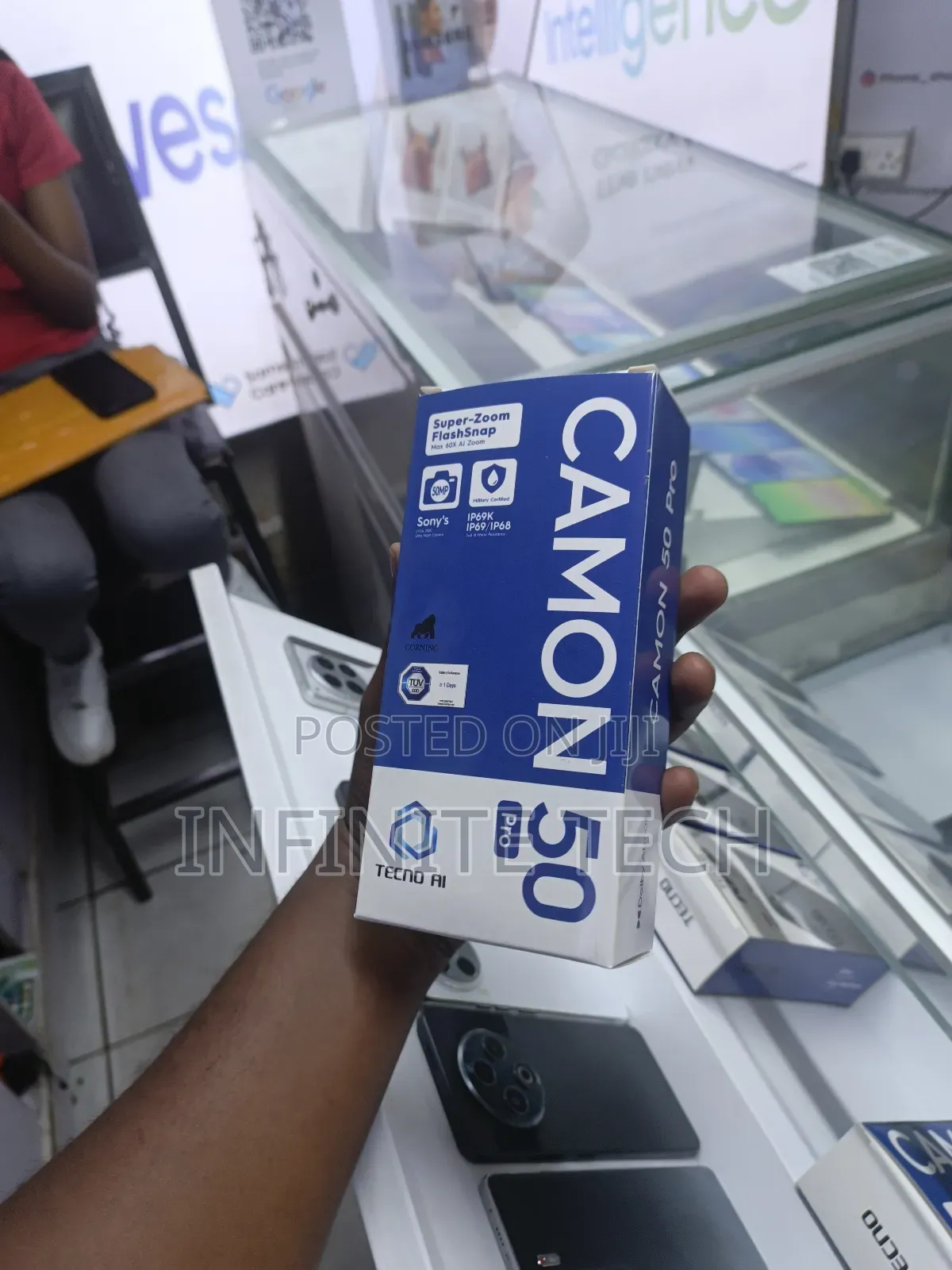 New Tecno Camon 50 Pro 256 GB Black