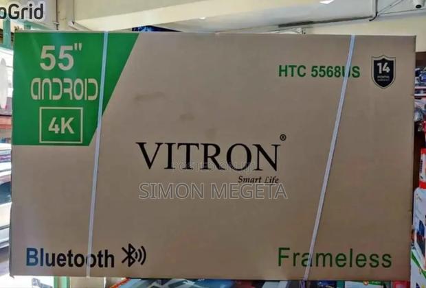 55 Inch Vitron Tv Frameless Smart Android Tv Htc5068v/Usb - thumbnail 2