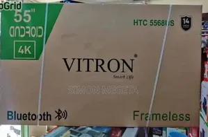 55 Inch Vitron Tv Frameless Smart Android Tv Htc5068v/Usb