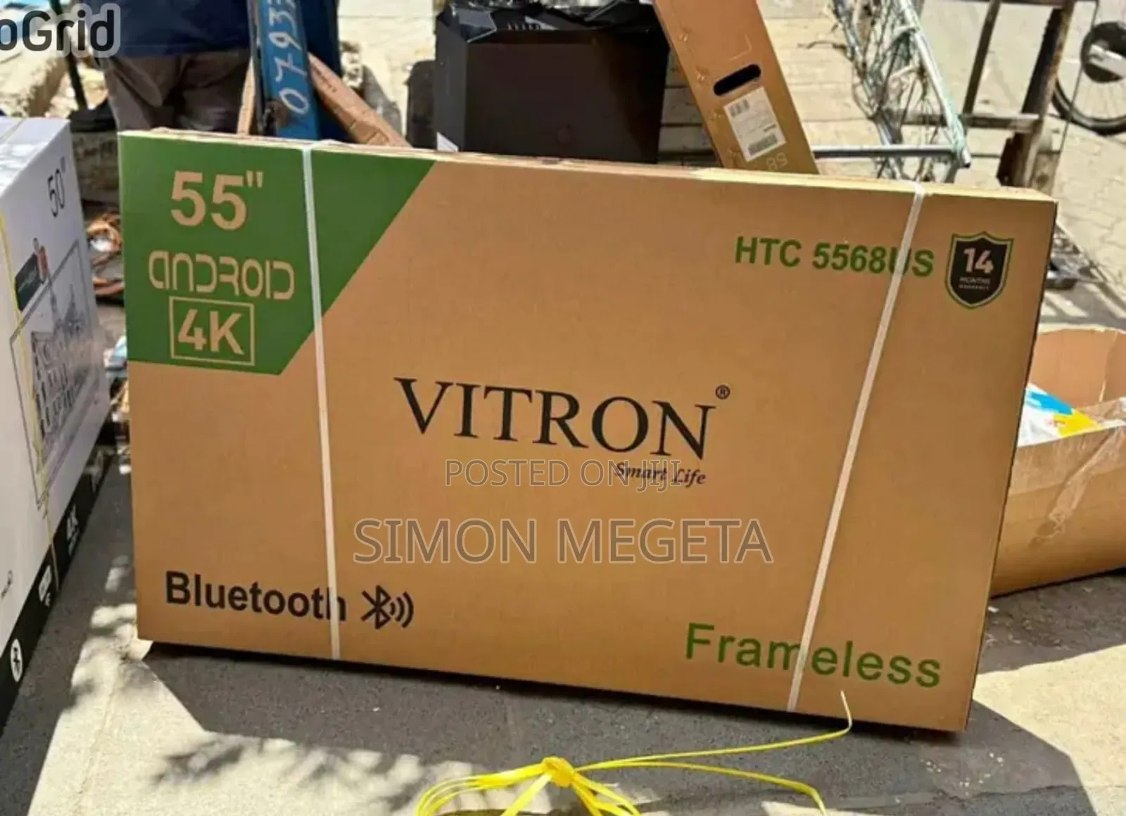 55 Inch Vitron Tv Frameless Smart Android Tv Htc5068v/Usb