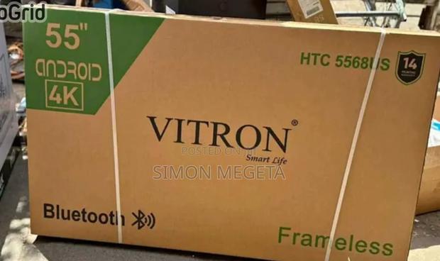 55 Inch Vitron Tv Smart Android Tv Htc5568v/Usb - thumbnail 3