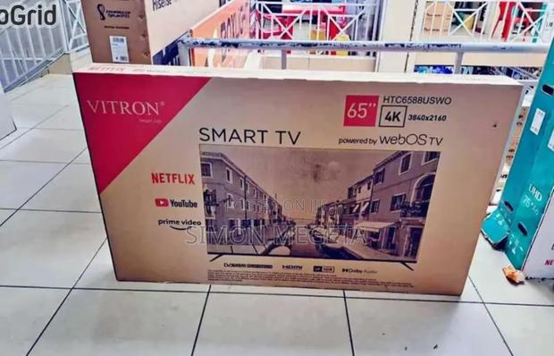 65 Inches Webos Vitron Tv Smart Android Tv Htc6568v/Usb - thumbnail 2