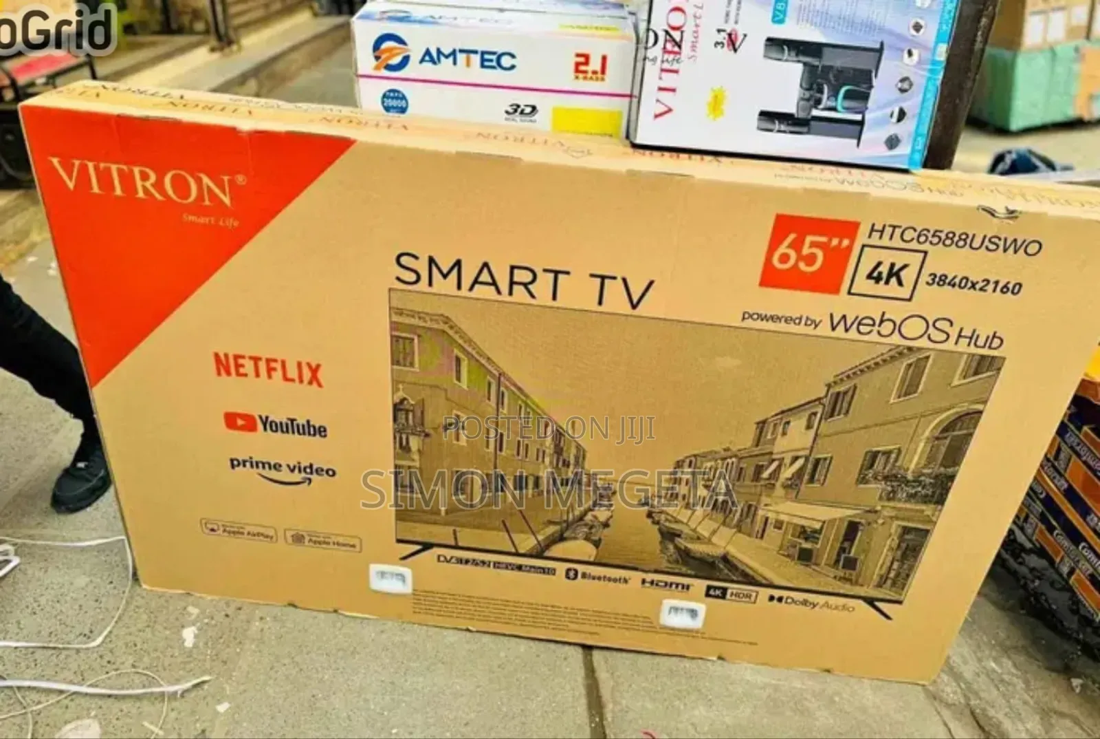 65" Webos Vitron Tv Smart Android Tv Htc6568v/Usb