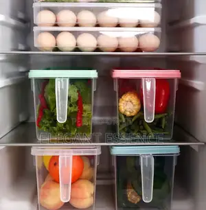 5l Capacity Fridge Container -plastic