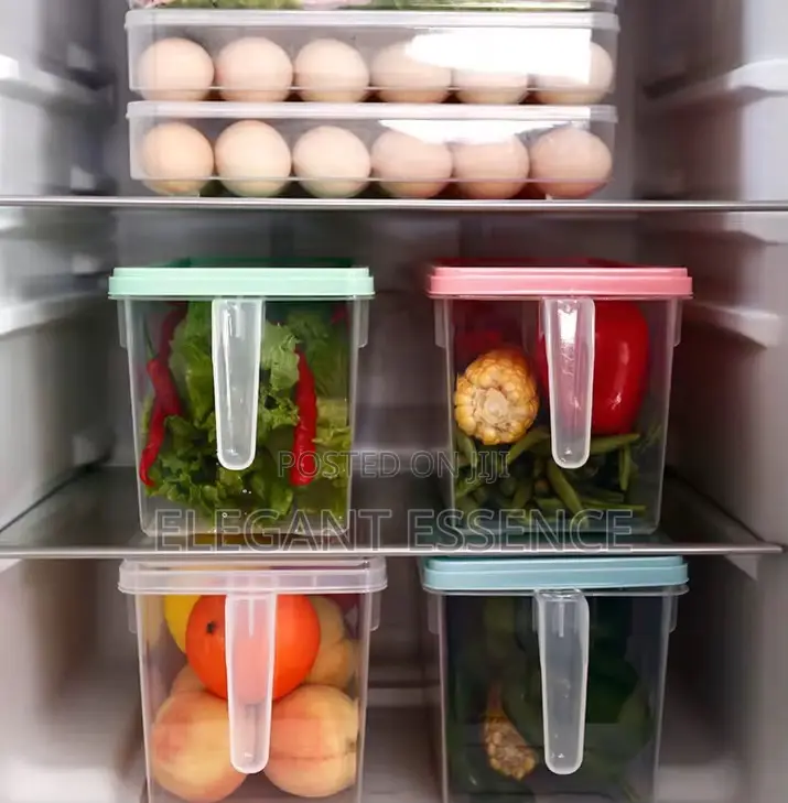 5l Capacity Fridge Container -plastic
