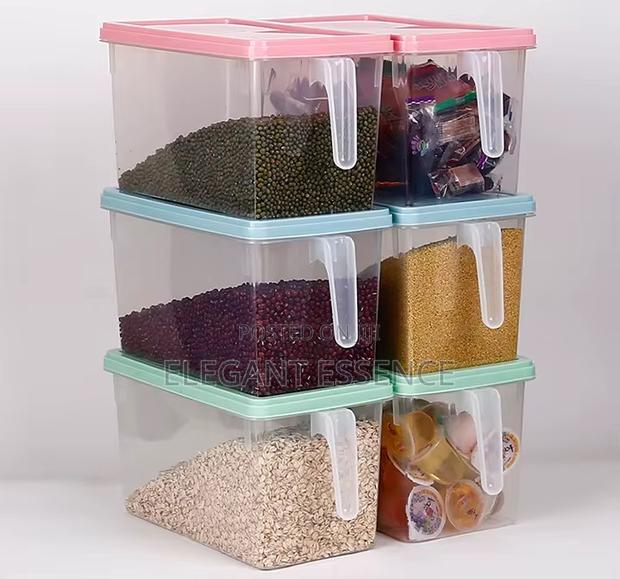 5l Capacity Fridge Container -plastic