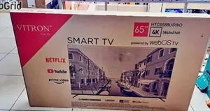 New 65 Inch Webos Vitron Tv Smart Android Tv Htc6568v/Usb