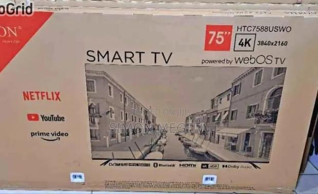 New 75 Inch Webos Vitron Tv Smart Android Tv Htc7588v/Usb