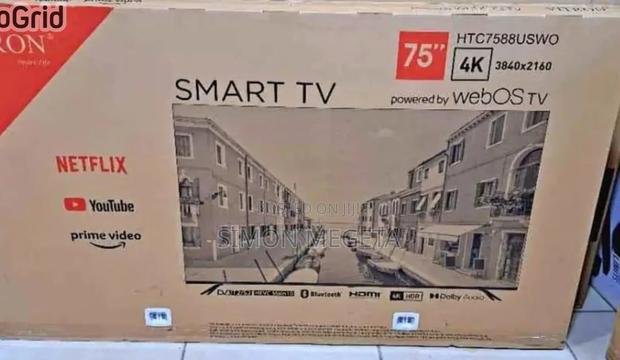 New 75 Inch Webos Vitron Tv Smart Android Tv Htc7588v/Usb - thumbnail 2
