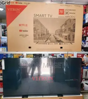 75 Inch Webos Vitron Tv Smart Android Tv Htc7588v/Usb/Youtube