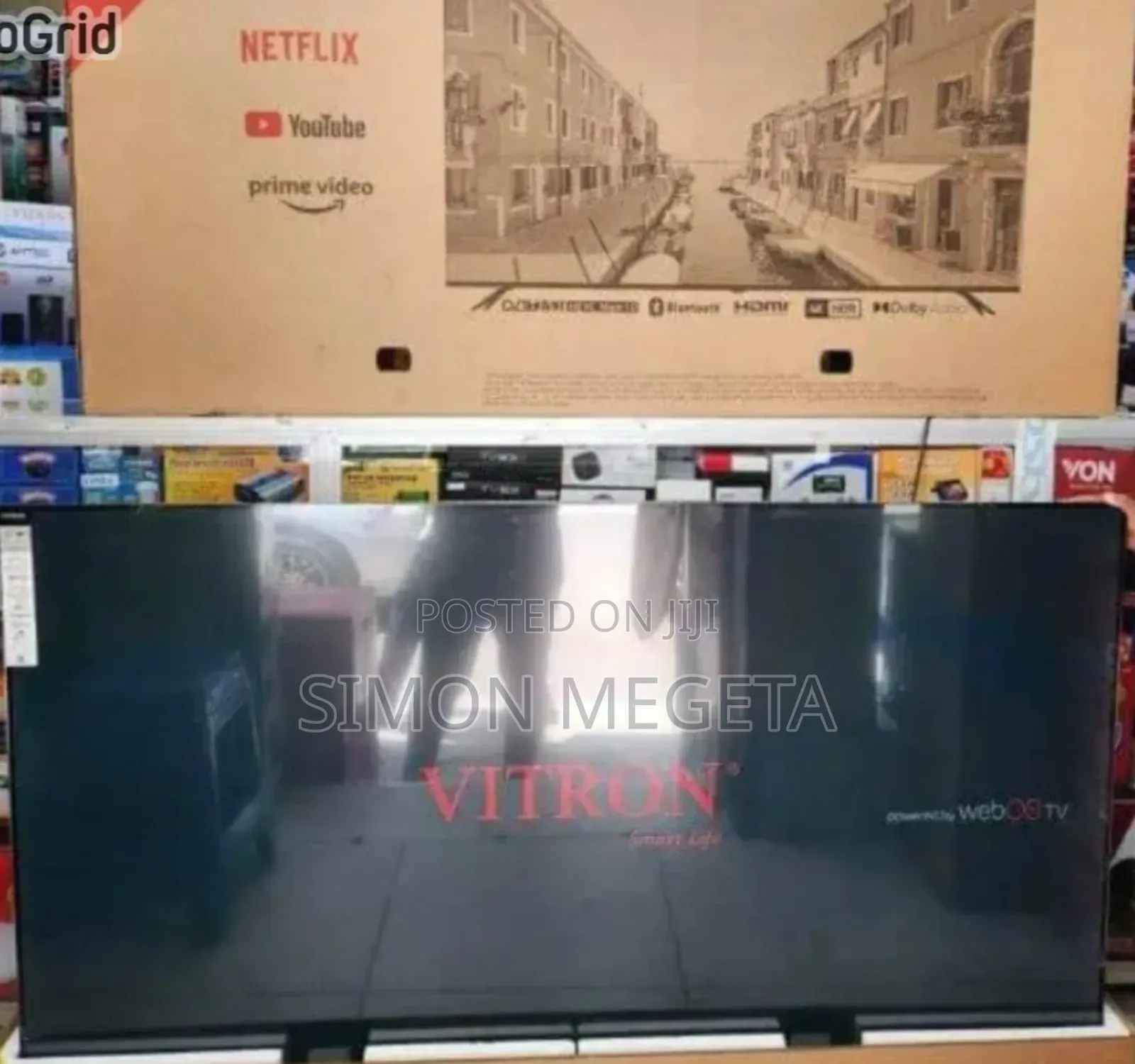 New 75" Webos Vitron Tv Smart Android Tv Htc7588v/Usb