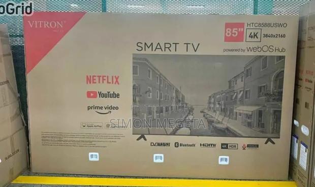 85 Inches Webos Vitron Tv Smart Android Tv Htc8588us/Usb - thumbnail 2