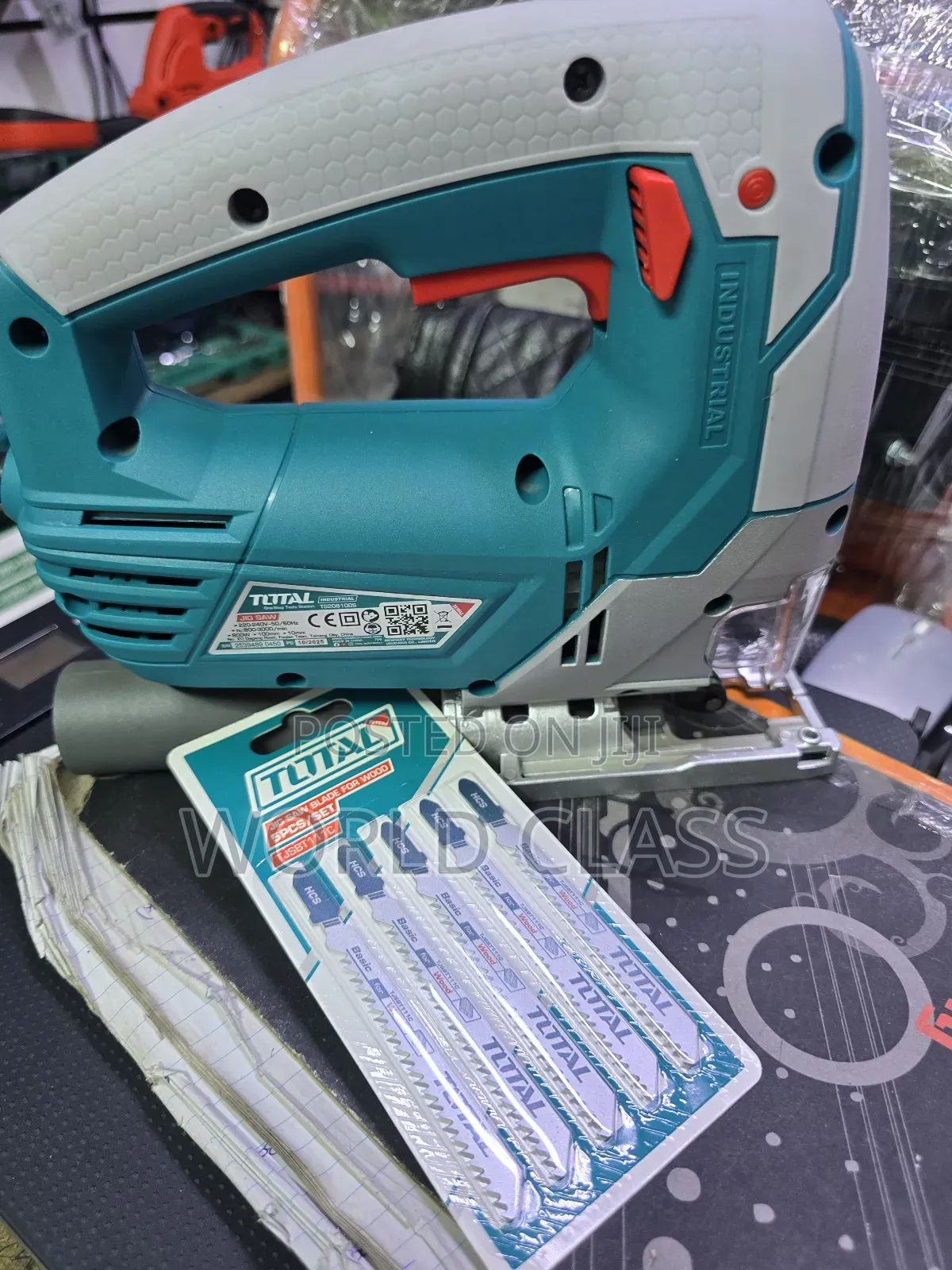 800w Total Commercial Jigsaw +5pcs Jigsaw Blades