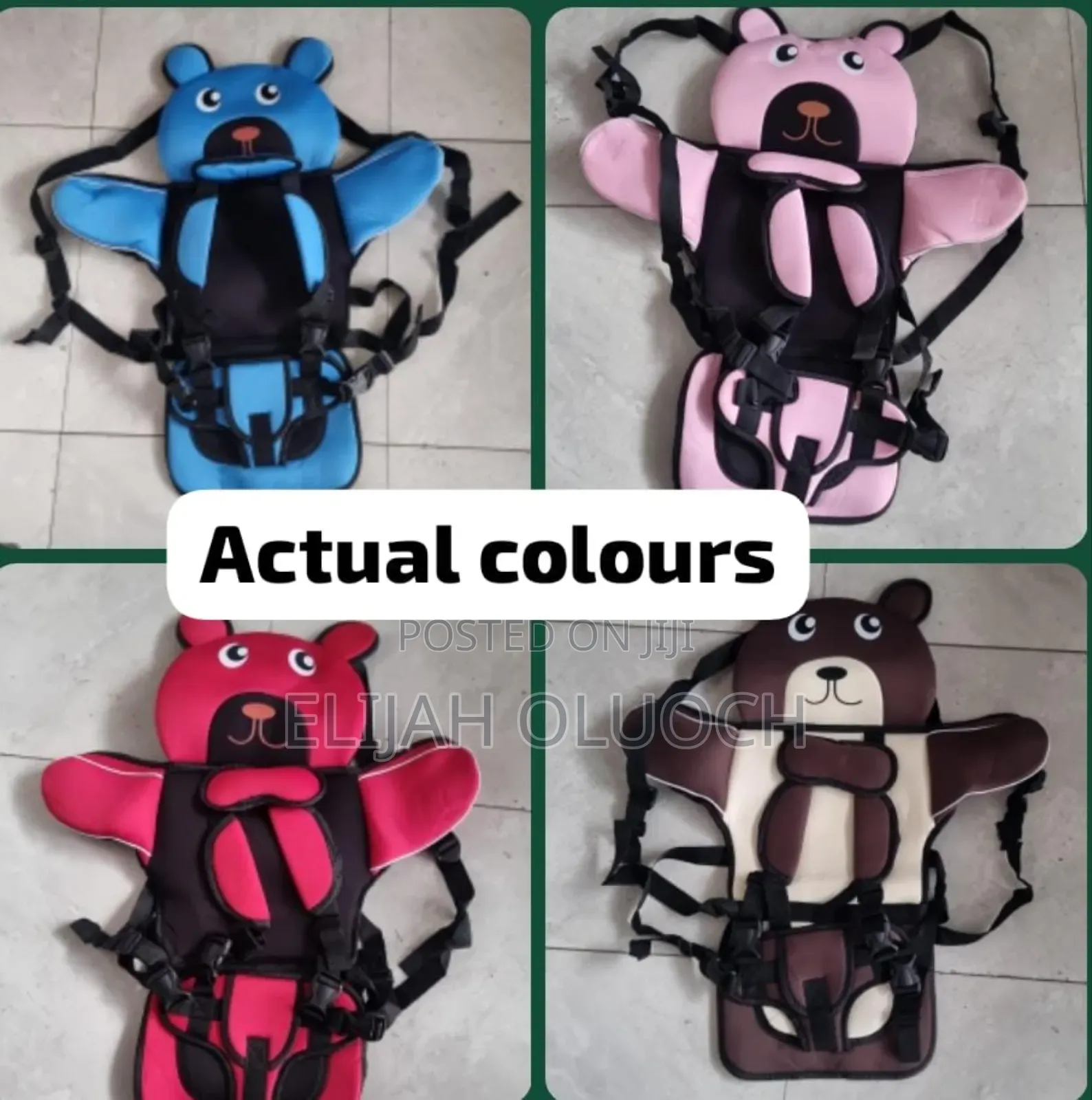 Safe Car Travel Portable Baby Seat Cushion Safety Set