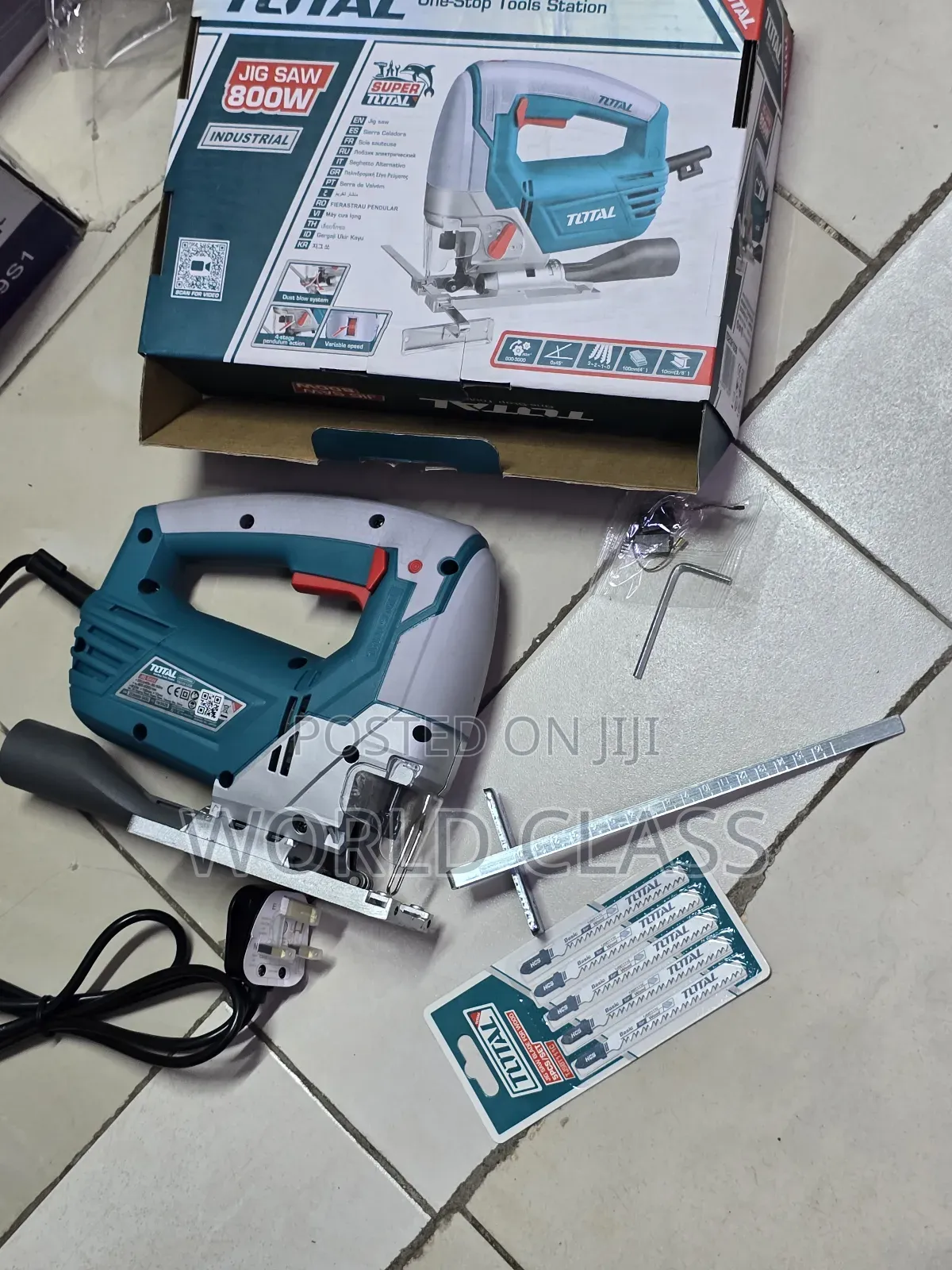 800w Total Jigsaw +5pcs Blades