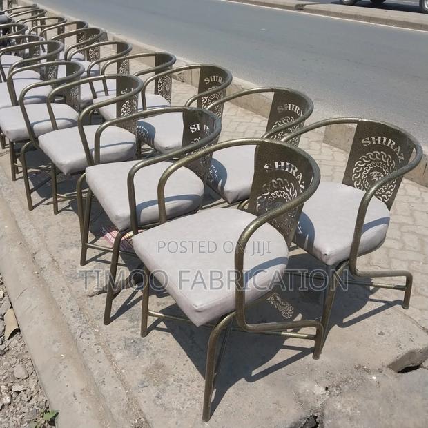 Restaurant Low Stools With Back Design - main view