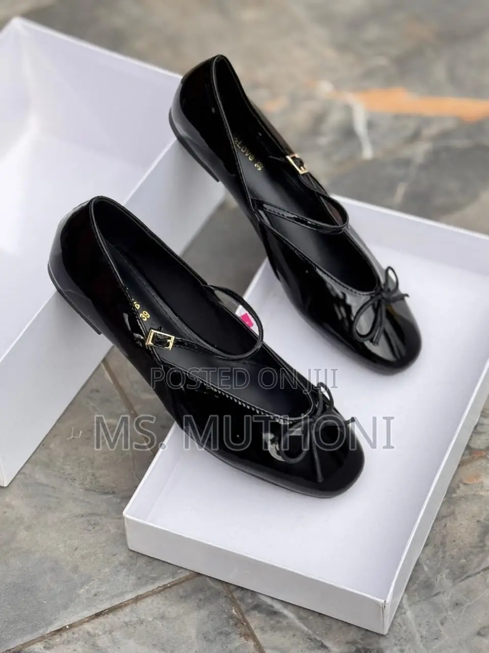Ballet Flats Feature a Mary Jane Style Size 37-42