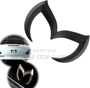Black Mazda M Emblem and Modification Badge